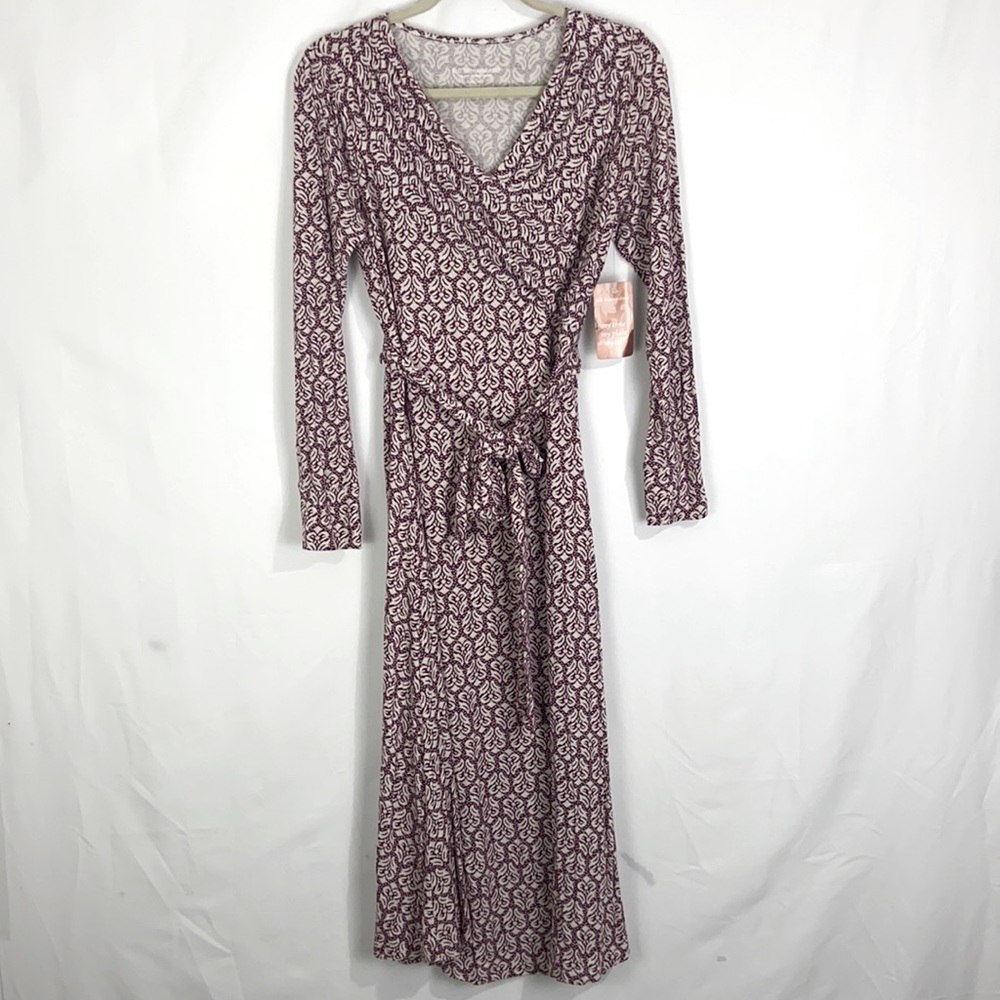 Soft Surroundings Purple/burgundy maxi dress